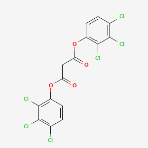 molecular formula C15H6Cl6O4 B14472450 Bis(2,3,4-trichlorophenyl) propanedioate CAS No. 66196-93-8