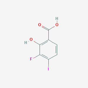 molecular formula C7H4FIO3 B1447247 3-Fluoro-2-hydroxy-4-iodobenzoic acid CAS No. 1823369-71-6
