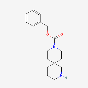 molecular formula C17H24N2O2 B1447248 Benzyl 2,9-diazaspiro[5.5]undecane-9-carboxylate CAS No. 1630907-21-9