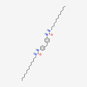 molecular formula C41H68N4O2 B14472526 N,N''-(Methylenedi-4,1-phenylene)bis[N'-tridecylurea] CAS No. 71216-00-7