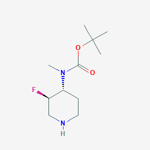 trans-(3-Fluoro-piperidin-4-yl)methyl-carbamic acid tert-butyl ester