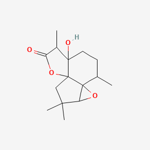 molecular formula C15H22O4 B14472561 Alliacolide CAS No. 66389-08-0