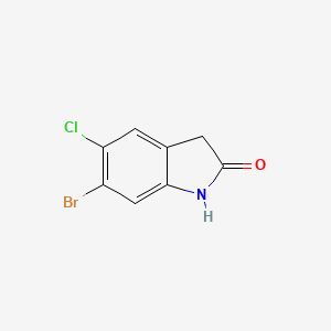 6-Bromo-5-chloro-2,3-dihydro-1h-indol-2-one