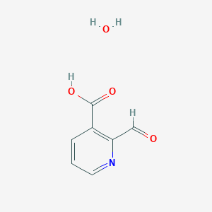 molecular formula C7H7NO4 B1447261 2-Formylnicotinic acid hydrate CAS No. 2007908-74-7