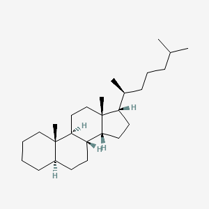 molecular formula C27H48 B14472611 Cholestane, (5a,14b,17a,20S)- CAS No. 69483-46-1