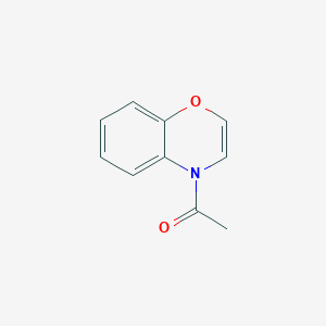 molecular formula C10H9NO2 B14472654 1-(4H-1,4-Benzoxazin-4-yl)ethan-1-one CAS No. 70801-51-3