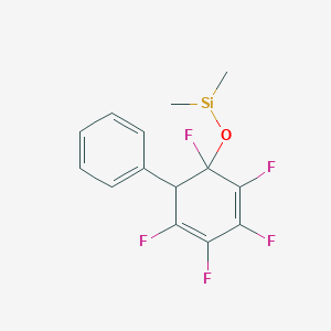 molecular formula C14H12F5OSi B14472666 CID 53425747 CAS No. 71338-91-5
