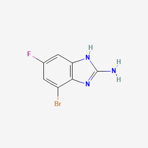 2-Amino-7-bromo-5-fluoro-1H-benzimidazole