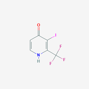 4-Hydroxy-3-iodo-2-(trifluoromethyl)pyridine