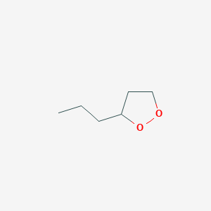 molecular formula C6H12O2 B14472732 3-Propyl-1,2-dioxolane CAS No. 67393-69-5