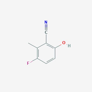 3-Fluoro-6-hydroxy-2-methylbenzonitrile