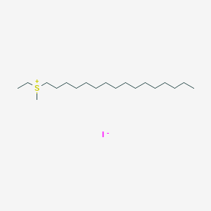 molecular formula C19H41IS B14472780 Ethyl(hexadecyl)methylsulfanium iodide CAS No. 65955-44-4