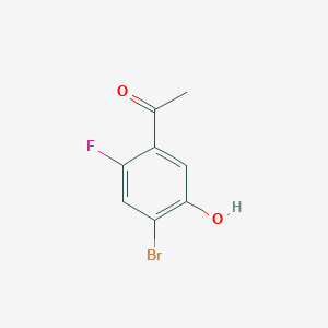 1-(4-Bromo-2-fluoro-5-hydroxyphenyl)ethanone