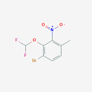 4-Bromo-3-difluoromethoxy-2-nitrotoluene
