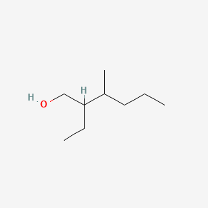molecular formula C9H20O B14472867 2-Ethyl-3-methyl-1-hexanol CAS No. 66794-04-5