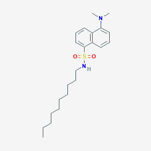 molecular formula C22H34N2O2S B14472868 N-Decyl-5-(dimethylamino)naphthalene-1-sulfonamide CAS No. 71942-26-2