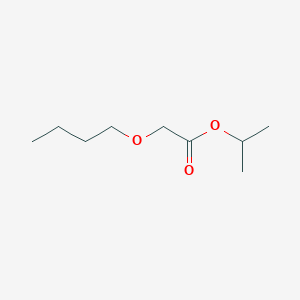 molecular formula C9H18O3 B14472887 Acetic acid, butoxy-, 1-methylethyl ester CAS No. 67707-77-1