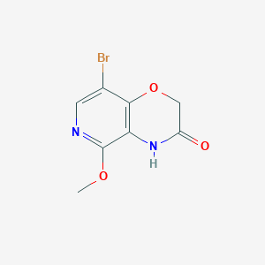molecular formula C8H7BrN2O3 B1447289 8-Bromo-5-methoxy-2H-pyrido[4,3-b][1,4]oxazin-3(4H)-one CAS No. 1590410-08-4