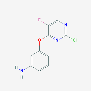 3-(2-Chloro-5-fluoropyrimidin-4-yloxy)-phenylamine