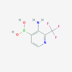 3-Amino-2-(trifluoromethyl)pyridine-4-boronic acid
