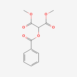molecular formula C12H12O6 B14472964 Dimethyl (benzoyloxy)propanedioate CAS No. 65287-91-4