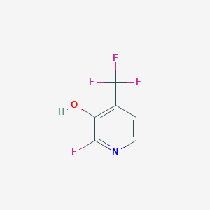 molecular formula C6H3F4NO B1447299 2-Fluoro-3-hydroxy-4-(trifluoromethyl)pyridine CAS No. 1227512-15-3