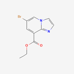 Ethyl 6-bromoimidazo[1,2-a]pyridine-8-carboxylate