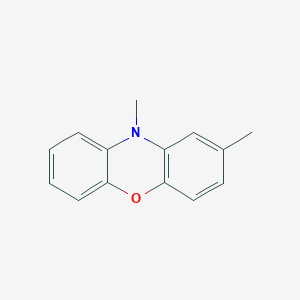 molecular formula C14H13NO B14473143 2,10-Dimethyl-10H-phenoxazine CAS No. 72403-86-2