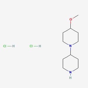 molecular formula C11H24Cl2N2O B1447317 4-Methoxy-1,4'-bipiperidine dihydrochloride CAS No. 930604-26-5
