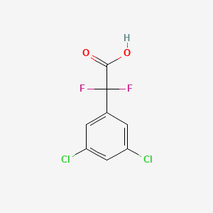 molecular formula C8H4Cl2F2O2 B1447318 (3,5-Dichlorophenyl)difluoroacetic acid CAS No. 1260762-88-6