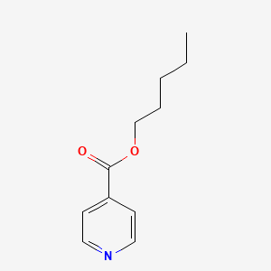 molecular formula C11H15NO2 B14473187 Isonicotinic acid, pentyl ester CAS No. 71653-49-1