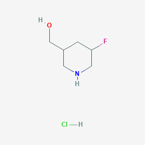 (5-Fluoropiperidin-3-yl)methanol hydrochloride