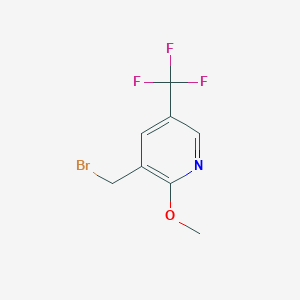 3-(Bromomethyl)-2-methoxy-5-(trifluoromethyl)pyridine