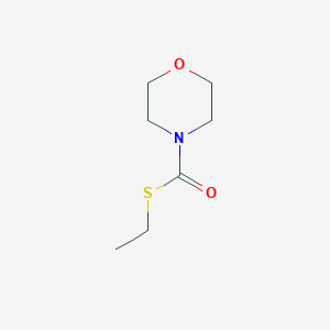 molecular formula C7H13NO2S B14473339 S-Ethyl morpholine-4-carbothioate CAS No. 65839-09-0