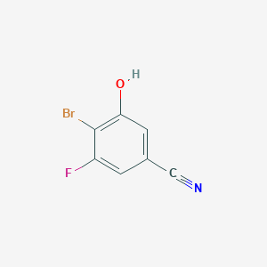 4-Bromo-3-fluoro-5-hydroxybenzonitrile