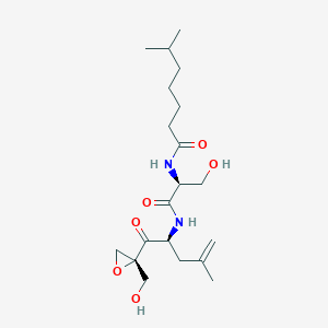 molecular formula C20H34N2O6 B144734 Eponemycin CAS No. 126509-46-4