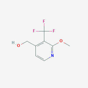 molecular formula C8H8F3NO2 B1447346 2-Methoxy-3-(trifluoromethyl)pyridine-4-methanol CAS No. 1227515-75-4