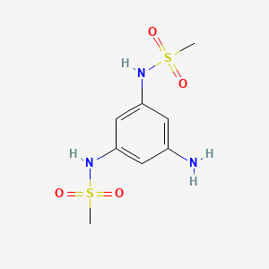 molecular formula C8H13N3O4S2 B14473469 N,N'-(5-Amino-1,3-phenylene)dimethanesulfonamide CAS No. 65797-43-5