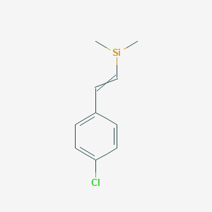 molecular formula C10H12ClSi B14473472 CID 69632637 