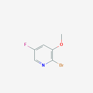 molecular formula C6H5BrFNO B1447351 2-Bromo-5-fluoro-3-methoxypyridine CAS No. 1256806-73-1