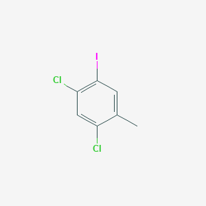 molecular formula C7H5Cl2I B1447353 2,4-Dichloro-5-iodotoluene CAS No. 1804414-08-1