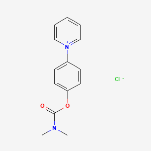 molecular formula C14H15ClN2O2 B14473546 N-(4-Hydroxyphenyl)pyridinium chloride dimethylcarbamate (ester) CAS No. 67465-60-5