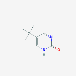 molecular formula C8H12N2O B144736 5-tert-butylpyrimidin-2(1H)-one CAS No. 133271-21-3