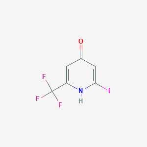 4-Hydroxy-2-iodo-6-(trifluoromethyl)pyridine