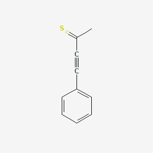molecular formula C10H8S B14473649 4-Phenylbut-3-yne-2-thione CAS No. 67685-57-8