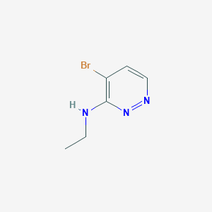 molecular formula C6H8BrN3 B1447368 4-Bromo-N-ethylpyridazin-3-amine CAS No. 1396762-42-7