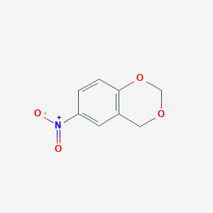 B144737 6-nitro-4H-1,3-benzodioxine CAS No. 6963-03-7