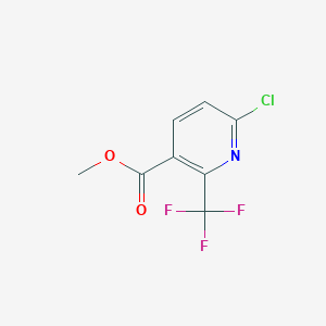 molecular formula C8H5ClF3NO2 B1447376 Methyl 6-chloro-2-(trifluoromethyl)nicotinate CAS No. 1227575-31-6