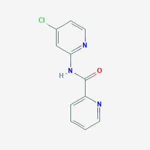 molecular formula C11H8ClN3O B14473858 N-(4-Chloropyridin-2-yl)pyridine-2-carboxamide CAS No. 65660-98-2