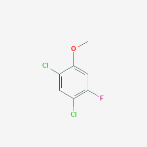 molecular formula C7H5Cl2FO B1447386 2,4-Dichloro-5-fluoroanisole CAS No. 1803820-22-5